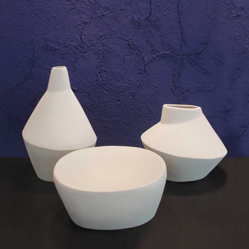Vase Fabrica Blanc H45